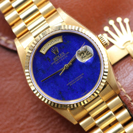 Rolex 36mm Day-Date, Lapis Dial President (Ref. 18238)
