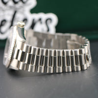 Rolex 36mm Day-Date, White Gold, Silver Stick Dial (Ref. 18239)