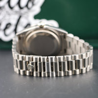 Rolex 36mm Day-Date, White Gold, Silver Stick Dial (Ref. 18239)