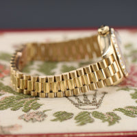Rolex 26mm DateJust, MOP Diamond Dial, Pyramid Diamond Bezel, President (Ref. 69258)