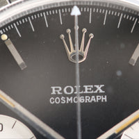 Rolex Daytona 6239, Matte Black "Baby Blue" Daytona Dial, Stretch Bracelet (Ref. 6239)
