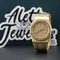 Audemars Piguet Royal Oak, Pavé Diamond Ruby Dial 33mm (Ref. 56432BA)