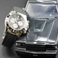 Rolex Daytona "Le Mans" Dial, White Gold on Oysterflex (Ref. 126505LN)