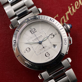 Cartier Pasha 38mm, Stainless Steel (Ref. 2379)