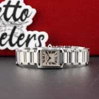 Cartier Tank Française Small, Stainless Steel (Ref. 2384)