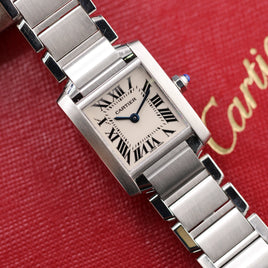 Cartier Tank Française Small, Stainless Steel (Ref. 2384)