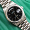 Rolex 36mm Day-Date President, White Gold, Black Dial (Ref. 18239)