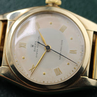Rolex "Bubble Back" Super Precision, 14k Gold Case, P-Eyes Bracelet (Ref. 5050)