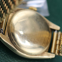 Rolex "Bubble Back" Super Precision, 14k Gold Case, P-Eyes Bracelet (Ref. 5050)