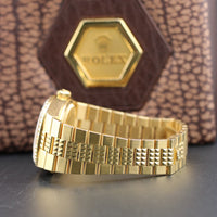 Rolex Day-Date Oysterquartz "Pyramid," Champagne Pyramid Dial (Ref. 19028)