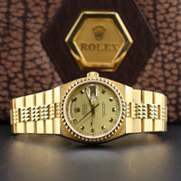 Rolex Day-Date Oysterquartz "Pyramid," Champagne Pyramid Dial (Ref. 19028)