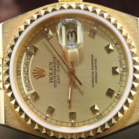 Rolex Day-Date Oysterquartz "Pyramid," Champagne Pyramid Dial (Ref. 19028)