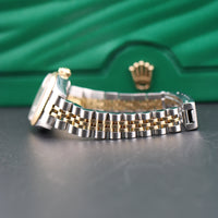 Rolex DateJust 26mm, Mother of Pearl Sapphire Dial, Two Tone (Ref. 69173)
