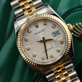 Rolex DateJust 36mm, Anniversary Diamond Dial, Two Tone (Ref. 116233)
