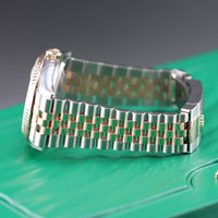 Rolex DateJust 36mm, Two Tone Rose, Silver Motif Dial (Ref. 126231)
