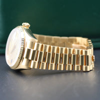 Rolex Day-Date 36mm, Pavé Diamond and Sapphire Index 6&9 (Ref. 18038)
