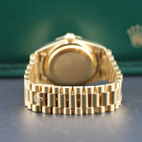 Rolex Day-Date 36mm, Pavé Diamond and Sapphire Index 6&9 (Ref. 18038)