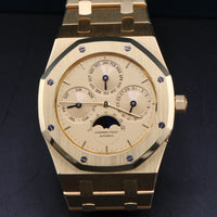 Audemars Piguet Royal Oak Quantieme Perpetual Calendar, 18k Yellow Gold, Champagne Dial (Ref. 25654BA)