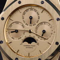 Audemars Piguet Royal Oak Quantieme Perpetual Calendar, 18k Yellow Gold, Champagne Dial (Ref. 25654BA)