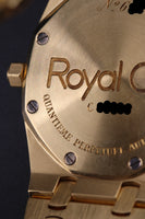 Audemars Piguet Royal Oak Quantieme Perpetual Calendar, 18k Yellow Gold, Champagne Dial (Ref. 25654BA)
