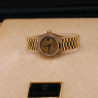 Rolex Embroidery Diamond "Crown Collection" DateJust 26mm, President Band (Ref. 69158)