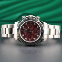 Rolex Daytona "Rubellite" Diamond Dial, White Gold (Ref. 116509)