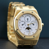 Audemars Piguet Royal Oak Quantieme Perpetual Calendar, White Dial (Ref. 25654BA)