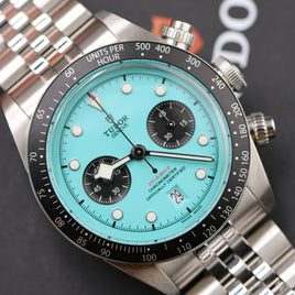 Tudor Black Bay, Flamingo Blue Chronograph (Ref. 79360N)