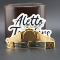 Patek Philippe Nautilus, Gilt Champagne Diamond Dial, 18k Gold, Diamond Bezel 37.5mm (Ref. 3800/3)