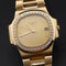 Patek Philippe Nautilus, Gilt Champagne Diamond Dial, 18k Gold, Diamond Bezel 37.5mm (Ref. 3800/3)