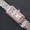 Cartier Tank Allongée 18k Factory Pink Sapphire Bezel (Ref. WB302831)