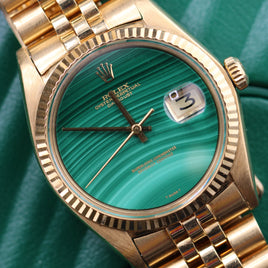 Rolex DateJust 36mm Malachite Dial, Jubilee (Ref. 1601)