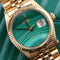 Rolex DateJust 36mm Malachite Dial, Jubilee (Ref. 1601)