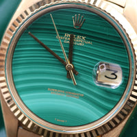 Rolex DateJust 36mm Malachite Dial, Jubilee (Ref. 1601)