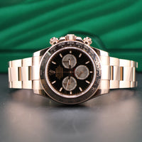 Rolex Daytona Rose Gold, Black Dial Sundust Subdials Index (Ref. 126505)