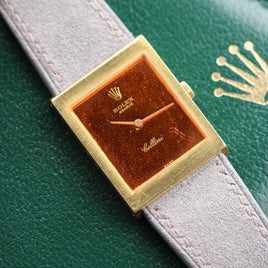Rolex Orange Mirror Dial Cellini, 18k Yellow Gold (Ref. 4014)