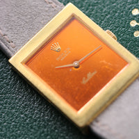 Rolex Orange Mirror Dial Cellini, 18k Yellow Gold (Ref. 4014)