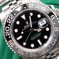 Rolex GMT Master-II, "Bruce Wayne" on Jubilee (Ref.  126710GRNR)