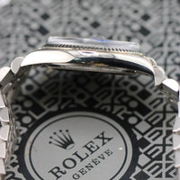 Rolex DateJust 36mm Lapis Lazuli Dial, White Gold Jubilee (Ref. 1601)