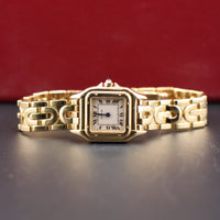 Cartier Panthère Art Deco Bracelet, Small 18k Yellow Gold (Ref. 1070)