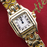 Cartier Panthère Art Deco Bracelet, Small 18k Yellow Gold (Ref. 1070)