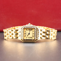 Cartier Panthère Small, 18k Yellow Gold, Cream Patina Dial (Ref. 8057917)