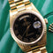 Rolex 36mm Day-Date President, Black Pyramid Dial (Ref. 18238)
