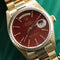 Rolex Day-Date 36mm Oxblood Stella Dial President (Ref. 18038)