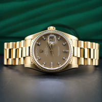 Rolex 36mm Day-Date "Havana" Diamond Dial President (Ref. 18038)