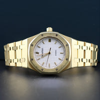 Audemars Piguet Royal Oak 36mm 18k Yellow Gold, White Dial (Ref. 14790BA)