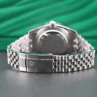 Rolex DateJust 41mm White Index, Smooth Bezel on Jubilee (Ref. 126300)
