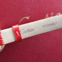 Cartier Baignoire 18k Yellow Gold, Red Leather (Ref. 4194)