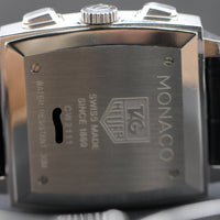 Tag Heuer Monaco Black, Leather (Ref. CW2111-0)