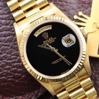 Rolex Day-Date 36mm Onyx Dial, President (Ref. 18238)